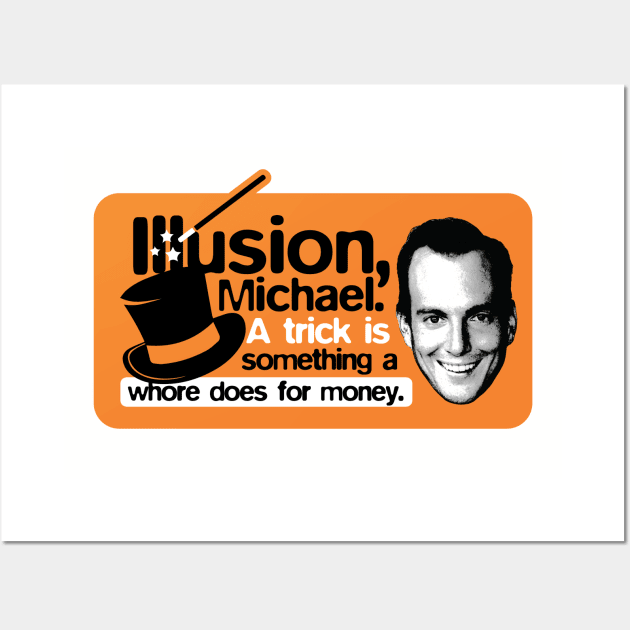 Illusion, Michael! Wall Art by huckblade